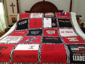 texas tech t shirt quilt