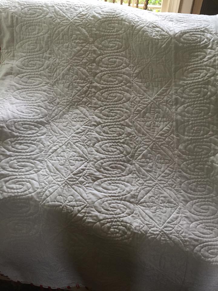 Back of Max's 1st Birthday Quilt